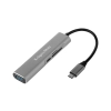 Adapter (HUB) USB typu C na HDMI/USB3.0/SD/MicroSD/C port