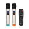 Aktywna kolumna głośnikowa (z 2 mikrofonami bezprzewodowymi UHF, SD, Bluetooth, FM, USB) 60 Watt