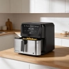 Frytkownica beztłuszczowa TEESA DIGITAL AIR FRYER  XXL , 8L , 1700W, duża miska , programy , podtrzymywanie ciepła
