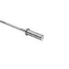 Gryf olimpijski prosty 50 mm, sztanga olimpijska 120cm 6kg REBEL ACTIVE