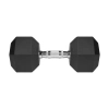 Hantel żeliwny gumowany HEX 20 kg REBEL ACTIVE