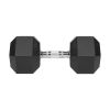 Hantel żeliwny gumowany HEX 25 kg REBEL ACTIVE