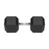 Hantel żeliwny gumowany HEX 35 kg REBEL ACTIVE