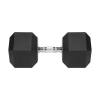 Hantel żeliwny gumowany HEX 40 kg REBEL ACTIVE