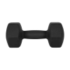 Hantelki żeliwne neoprenowe HEX 2x10kg, REBEL ACTIVE