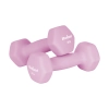 Hantelki żeliwne neoprenowe HEX zestaw 12kg (2x1kg+2x2kg+2x3kg), REBEL ACTIVE