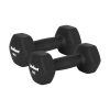 Hantelki żeliwne neoprenowe HEX zestaw 30kg (2x1kg+2x2kg+2x3kg+2x4kg+2x5kg), REBEL ACTIVE