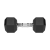 Hantle żeliwne gumowane HEX 2x10 kg REBEL ACTIVE