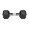 Hantle żeliwne gumowane HEX 2x8 kg REBEL ACTIVE