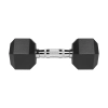Hantle żeliwne gumowane HEX 2x9 kg REBEL ACTIVE