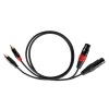 Kabel połączeniowy Cabletech  XLR - 2RCA  1m