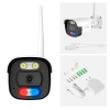 Kamera WiFi zewnętrzna Kruger&Matz Connect C190, 2K, Tuya, Smart Life, ONVIF