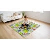 Mata edukacyjna dla dzieci, puzzle 120 x 120 cm, samochody