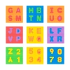 Mata edukacyjna dla dzieci, puzzle 180 x 180 cm, alfabet