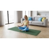 Mata gimnastyczna do ćwiczeń joga, pilates, fitness, 183x61cm, grubość 4mm, materiał TPE, zielona, REBEL ACTIVE