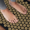 Mata zdrowotna z kolcami do akupresury z poduszką, 110x42cm, XL, złote kolce,  Rebel Active
