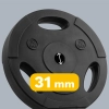 Obciążenie bitumiczne zestaw 2x10kg, otwór 31mm, talerz z uchwytami, REBEL ACTIVE