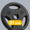 Obciążenie bitumiczne zestaw 4x1.25kg, otwór 31mm, talerz z uchwytami, REBEL ACTIVE
