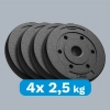 Obciążenie bitumiczne zestaw 4x2.5kg, otwór 31mm,  REBEL ACTIVE