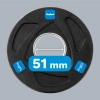 Obciążenie żeliwne olimpijskie gumowane zestaw 4x1.25kg, otwór 51mm , REBEL ACTIVE