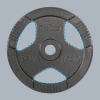 Obciążenie żeliwne olimpijskie zestaw 2x15kg, otwór 51mm, talerz z uchwytami, REBEL ACTIVE
