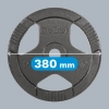 Obciążenie żeliwne olimpijskie zestaw 2x15kg, otwór 51mm, talerz z uchwytami, REBEL ACTIVE