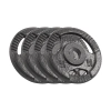 Obciążenie żeliwne olimpijskie zestaw 4x2.5kg, otwór 51mm, talerz z uchwytami, REBEL ACTIVE