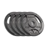 Obciążenie żeliwne olimpijskie zestaw 4x5kg, otwór 51mm, talerz z uchwytami, REBEL ACTIVE