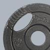 Obciążenie żeliwne zestaw 4x1.25kg, otwór 31mm, talerz z uchwytami, REBEL ACTIVE