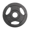 Obciążenie żeliwne zestaw 4x1.25kg, otwór 31mm, talerz z uchwytami, REBEL ACTIVE
