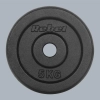 Obciążenie żeliwne zestaw 4x5kg, otwór 31mm, talerz klasyczny, REBEL ACTIVE