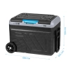 Profesjonalna lodówka turystyczna kompresorowa TEESA z funkcją mrożenia 50L DC12/24 AC 230V, duże koła i solidna rączka , Bluetooth, możliwość zasilan