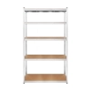 Regał metalowy magazynowy 205x120x45 srebrny Rebel