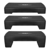 Step do aerobiku i ćwiczeń fitness, 3 stopnie, 68cm, czarny, REBEL ACTIVE