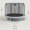 Trampolina Rebel Active PRO 10ft/305 cm, siatka, drabinka