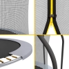 Trampolina Rebel Active PRO 12ft/366 cm, siatka, drabinka
