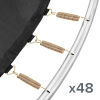 Trampolina Rebel Active PRO 8ft/244 cm, siatka, drabinka