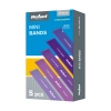 Zestaw gum do ćwiczeń lateksowy - Mini Band L, 2.3-18.2 kg, 5 gum, fioletowy,  REBEL ACTIVE