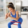 Zestaw gum do ćwiczeń TPE - Mini Band L, 2.3-18.2 kg, 5 gum, kolorowy,  REBEL ACTIVE