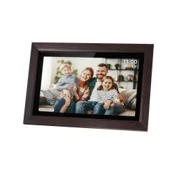 Cyfrowa ramka Kruger&Matz na zdjęcia FRAMEO Wi-Fi 15,6" drewniana ramka