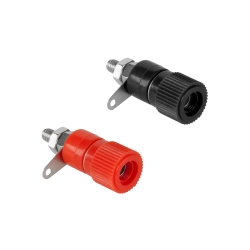 Gniazdo bananowe montażowe średnie 12 mm Cabletech Gniazdo bananowe montażowe średnie 12 mm Cabletech