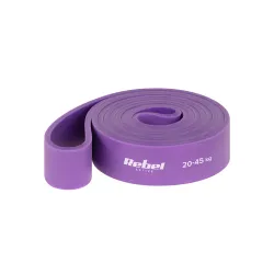 Guma do ćwiczeń TPE - Power Band PT-4, fioletowa 20-45 kg  REBEL ACTIVE
