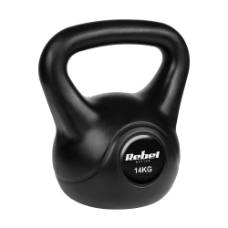 Kettlebell bitumiczny 14 kg REBEL ACTIVE Kettlebell bitumiczny 14 kg REBEL ACTIVE