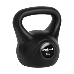 Kettlebell bitumiczny 2 kg REBEL ACTIVE Kettlebell bitumiczny 2 kg REBEL ACTIVE
