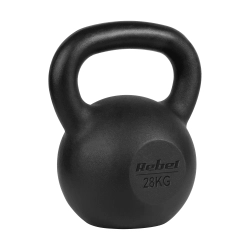 Kettlebell żeliwny 28kg, REBEL ACTIVE Kettlebell żeliwny 28kg, REBEL ACTIVE