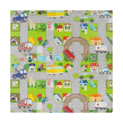 Mata edukacyjna dla dzieci, puzzle 120 x 120 cm, samochody Mata edukacyjna dla dzieci, puzzle 120 x 120 cm, samochody