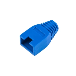 Osłona gumowa wtyku 8p8c RJ45 niebieska Osłona gumowa wtyku 8p8c RJ45 niebieska