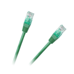 Patchcord kabel UTP 8c wtyk-wtyk 3,0m CCA zielony  cat.6e