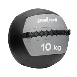Piłka lekarska do ćwiczeń 10 kg REBEL ACTIVE Piłka lekarska do ćwiczeń 10 kg REBEL ACTIVE