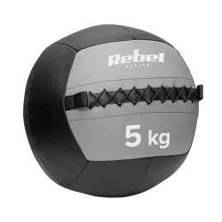 Piłka lekarska do ćwiczeń 5 kg REBEL ACTIVE Piłka lekarska do ćwiczeń 5 kg REBEL ACTIVE